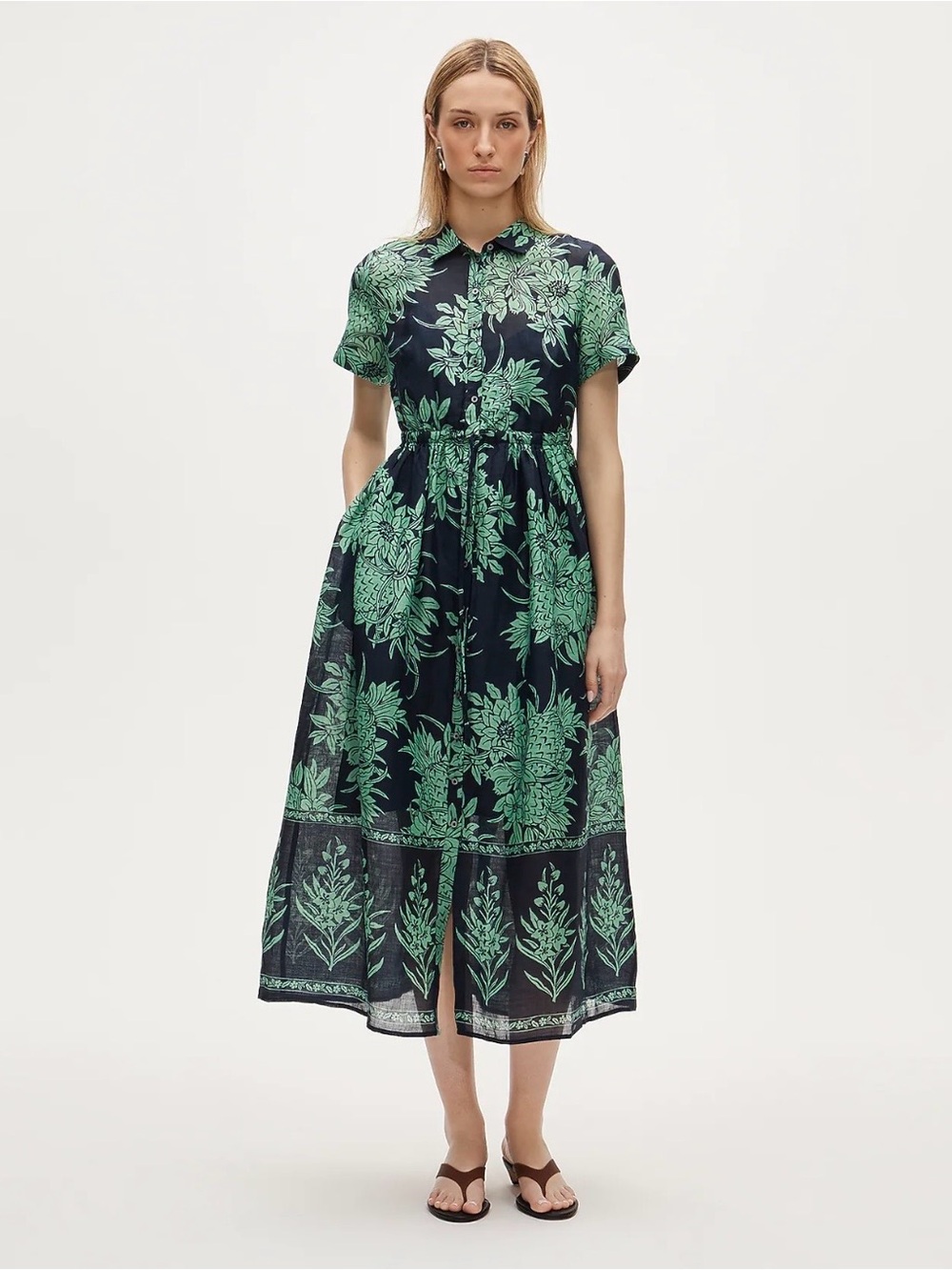 NWT J Crew Cerise Shirtdress, Size 2 Tall